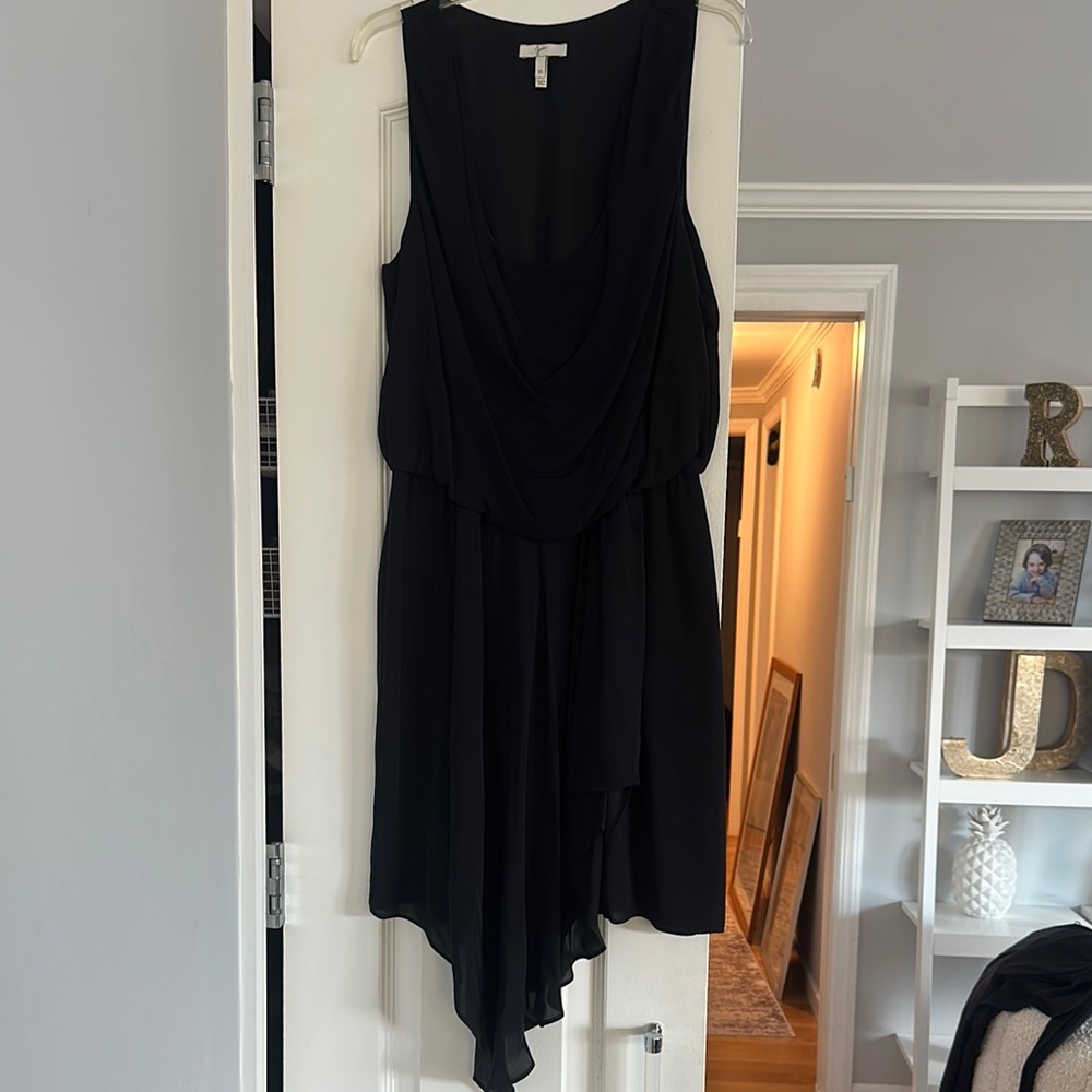 Joie Black Draped Asymmetric Women's Dress